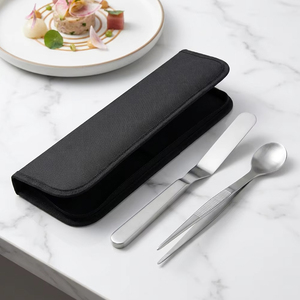 Pince de cuisine personnalisée en acier inoxydable poli argenté, ensemble de pinces culinaires pour la présentation des aliments, outils de cuisine - Product Image 1
