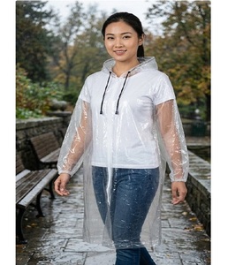 เสื้อกันฝนแบบมีฮู้ดกันน้ำสำหรับใช้งานกลางแจ้ง เหมาะสำหรับการเดินทาง แคมป์ปิ้ง เดินป่า ตกปลา และทำฟาร์ม - Product Image 1