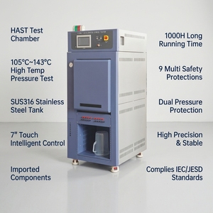 Cámara de Prueba para Altas y Bajas Temperaturas (-20°C~-150°C), Humedad Climática del 20~98% RH, Voltaje de 220V - Product Image 1