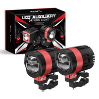 Luces Auxiliares LED Superbrillantes de 3000K 4500K 6000K 12V, Luces de Conducción Auxiliares Redondas y Cuadradas, Impermeables IP68