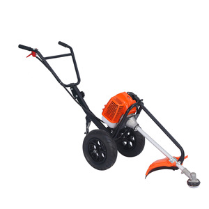 Cepilladora de césped portátil de plástico para limpieza de césped, pequeña, montada lateralmente, a gasolina, monocilíndrica, refrigerada por aire - Product Image 3
