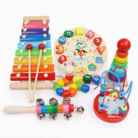 Juego de Juguetes Educativos de Madera, Bloques de Apilamiento con Letras y Números en 3D, Rompecabezas, Juego de Mesa de Actividades para Niños