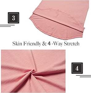 Magliette da uomo in cotone 100% leggero superiore con palangari sportivi da allenamento con Modulare laterali con orlo curvo - Product Image 5