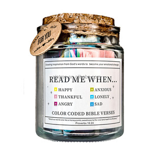 Proveedor de regalos cristianos 9 emociones 1 caja Set Francés Alemán Deutch Jar Versículos DE LA Biblia en tarro de emoción <span class=keywords><strong>Español</strong></span> - Product Image 5