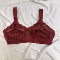 Bunga bordir Floral renda tanpa bantalan Push up seksi logo kustom kualitas tinggi Bra ukuran Plus