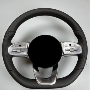 Volant en cuir automobile pour Mercedes Benz Amg S300 S320 S500 G500 G55 G350 W205 W204 E200 - Product Image 5