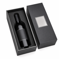 Grande boîte à vin avec finition personnalisée pour coffret cadeau, pour boîtes en papier et structure d'insertion pour présentation de bouteilles en magasin