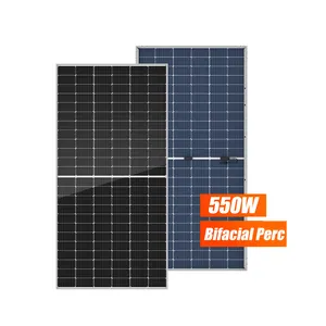 Solar Power Photovolta panels 550 w 550watt bifacial high efficiency solar PV panel Long Beach USA