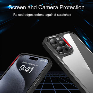 Alta qualità trasparente Anti-caduta custodia protettiva del telefono di lusso per <span class=keywords><strong>iPhone</strong></span> <span class=keywords><strong>fotocamera</strong></span> protettore - Product Image 5