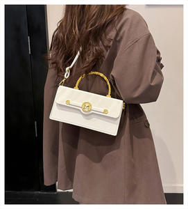 Sac à main pour femme en forme de boîte Sac fourre-tout à coque rigide Sac carré à la mode Flip-Top Nouveau style Sac à bandoulière de luxe pour femme - Product Image 2