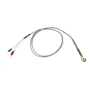 Leichte Wärme K J Typ M5 M6 M10 Thermo element für Extruder und Spritz gieß maschine mit wasserdichtem Kabel