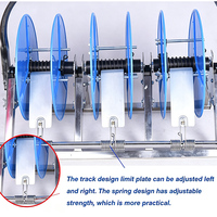 Support de stabilisation triangulaire JH-Mech personnalisé pour dévidoir de câbles, avec cadre de transport incurvé et conception multi-bobines côte à côte