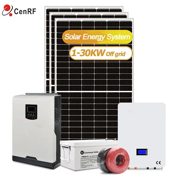 Panneaux solaires à usage domestique 40KW Système solaire 35KW hors réseau ensemble complet de kit complet de système d'énergie solaire