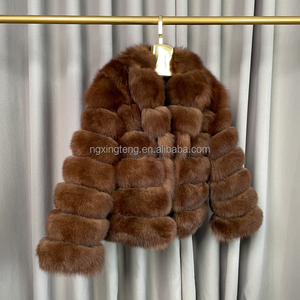सर्दियों महिलाओं के असली लोमड़ी फर छोटे आकस्मिक कोट सेबल रंग उच्च गुणवत्ता वाले फ्फी गर्म उच्च सड़क शैली समर्थन अनुकूलन अनुकूलन - Product Image 4
