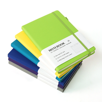 Carnet de notes de haute qualité avec logo personnalisé, carnet à points A5, couverture rigide en cuir, carnet promotionnel avec logo en relief