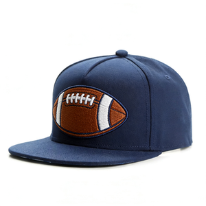 Casquette <span class=keywords><strong>de</strong></span> baseball bleu marine à visière plate, broderie 3D <span class=keywords><strong>de</strong></span> ballon <span class=keywords><strong>de</strong></span> football et couronne <span class=keywords><strong>de</strong></span> <span class=keywords><strong>laurier</strong></span>, chapeau décontracté sportif pour les fans <span class=keywords><strong>de</strong></span> football - Product Image 6