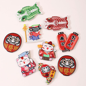 แม่เหล็กติดตู้เย็นของที่ระลึกจากญี่ปุ่น แมวกวัก ดารุมะ ซูชิ โคมไฟ + ชุด/สั่งทำ/ขายส่ง - Product Image 1