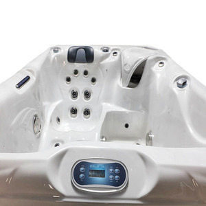 럭셔리 스파 온수 욕조 2 인용 야외 월풀 마사지 스파 욕조 음악 - Product Image 2
