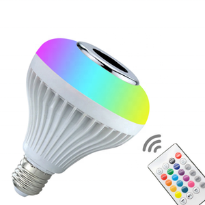Đầy màu sắc 10 Wát thông minh LED RGB ánh sáng Loa ZigBee <span class=keywords><strong>Wifi</strong></span> <span class=keywords><strong>Bluetooth</strong></span> LED Đèn với âm nhạc Sync thông minh RGB LED bóng đèn ánh sáng - Product Image 1