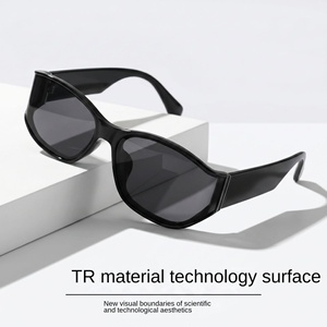 European and American Retro High-end Sense Internet Popular Personalized Curved Surface <b>Small</b> <b>Frame</b> Bending Film Women's - Product Image 1