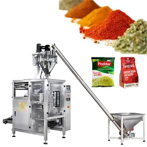 Low cost automatic spice/flour/milk/pepper/powder doypack pouch vertical packing machine