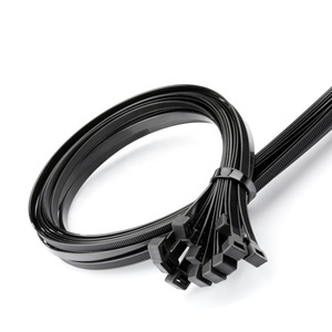自己ロック式エコフレンドリーナイロンケーブルタイ 3.6*370mm ブラック CE ROHS認証済み 電線結束用 - Product Image 3