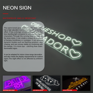 Lumières néon personnalisées pour les devantures <span class=keywords><strong>de</strong></span> magasins et la décoration murale Fabricant <span class=keywords><strong>de</strong></span> signalétique personnalisée pour les devantures <span class=keywords><strong>de</strong></span> magasins, les bureaux, les hôtels Lumières néon - Product Image 2