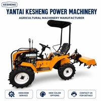 Planteuse de maïs autoportée 4x4 Diesel 15 CV 18 CV avec attelage 3 points et démarrage électrique, machine agricole pour petite exploitation