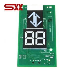 KONE KDS220 KDS330 Aufzug-Bodentaste, Punktmatrix-/Segmentanzeige, Weiß/Orange Beleuchtung, Kompatibel mit KDS-Serie - Product Image 4