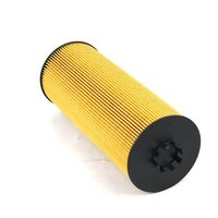 Cartouche de filtre à huile moteur de camion, élément filtrant plissé en matériau synthétique pour moteurs diesel lourds, haute performance, durable, pour remplacement efficace