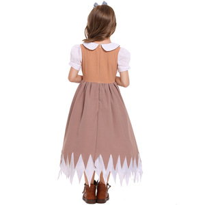 Niños niña Cosplay Anime para <span class=keywords><strong>Cenicienta</strong></span> Patchwork falda nuevo disfraz de Halloween-Comercio exterior para personajes tipo princesa - Product Image 4