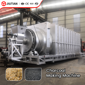 Machine de fabrication de charbon de bois à partir de sciure de bois, équipement de carbonisation continue pour la rentabilité des crédits carbone - Vente chaude - Product Image 6