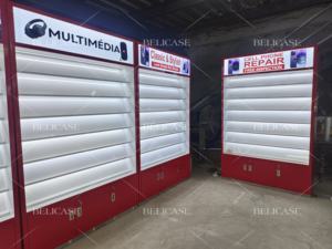 Téléphone portable boutique installation comptoir en verre <span class=keywords><strong>Smartphone</strong></span> <span class=keywords><strong>magasin</strong></span> vitrine coque de téléphone armoire murale vitrine de téléphone portable - Product Image 3