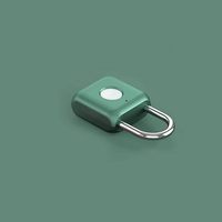 Vente chaude Mini Vert IP65 Smart Électronique Cadenas Doigt D'empreinte Accès Voyage Bagages Valise Sécurité Serrures De Porte
