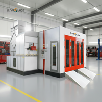Cabina de Pintura en Aerosol Diésel SLD OD75 |   Fábrica de Shandong |   Calefacción Diésel Eficiente de Tamaño Personalizable, Iluminación LED y Ventiladores de Ahorro Energético