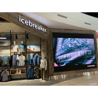 Écran LED géant pour vitrine de magasin en Malaisie, haute résolution, affichage publicitaire extérieur, prix, achat, location, écran en verre SMD