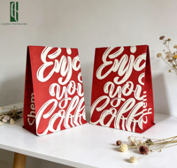 Bolsas de Café de Aluminio con Fondo Cuadrado, Resistentes a la Humedad, Impresión Personalizada, para Granos de Café, Bolsas de Empaque para Alimentos con Cierre, 250g, Venta al Por Mayor