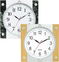 Jam Dinding Modern Elegan 11 Inci Persegi untuk Rumah, Kantor, Hotel, Toko, Dekorasi, Desain Dial Berkualitas Baik, Harga Promosi, Hadiah