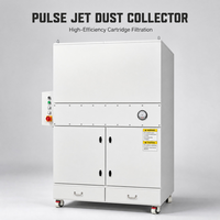 Collecteur de poussière industriel à cartouches pour fumées de soudage et fumées de découpe laser, machine de filtration à jet pulsé, unité compacte