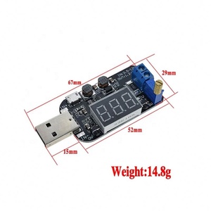 Módulo Regulador de Voltaje Ajustable con Pantalla LED, Convierte USB 5V a 3.3V, 9V, 12V, 18V, 24V - Product Image 6