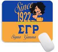 Tapis de Souris Carré Personnalisé TOP LADIES OF DISTINCTION TLOD Sorority, Base Antidérapante en Caoutchouc, Vente en Gros