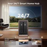 UGREEN NAS DXP2800 GT, Almacenamiento Conectado a la Red de 2 Bahías, CPU AMD R2514, 8GB de RAM DDR4, 4K HDMI, Ideal para Entusiastas del Hogar Inteligente