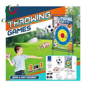 Rugby throwing toss game football set children's sports toy