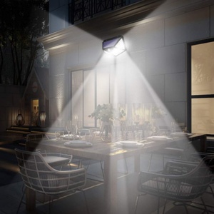 100 LED IP65 Solar <b>Light</b> PIR <b>Motion</b> <b>Sensor</b> Wall Garden <b>Light</b> with 6000K Daylight 270 Beam Angle ABS Material 1 Month Warranty - Product Image 2