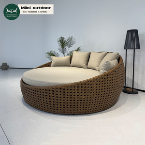 Tất cả thời tiết vườn trứng hình dạng ngoài trời mây ghế đi văng không thấm nước PE đệm phơi nắng cho công viên khách sạn biệt thự - Product Image 3