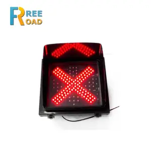 Intelligent 300mm/400mm Red X And Arrow Yellow LED Head Traffic Light