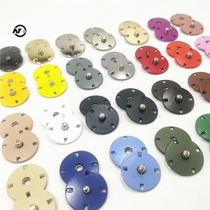 May-<span class=keywords><strong>on</strong></span> <span class=keywords><strong>Snap</strong></span> Fastener nút hai phần kim loại Báo Chí may nút vô hình đầy màu sắc Ẩn nút phụ kiện may mặc - Product Image 6