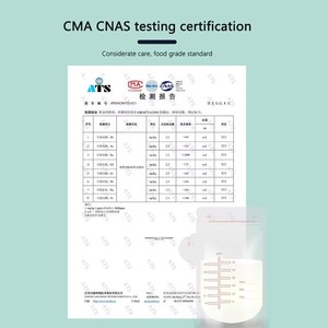 30 cái/hộp biểu tượng tùy chỉnh cấp thực phẩm vật liệu tái sử dụng Tủ đông túi sữa mẹ lưu trữ túi cho ăn pressterilized vệ sinh - Product Image 6