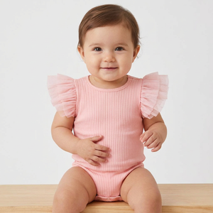 Venta directa de fábrica: Ropa de verano para niños, pelele estampado, pelele elegante para niñas, body, venta online exprés, peleles para bebés. - Product Image 1
