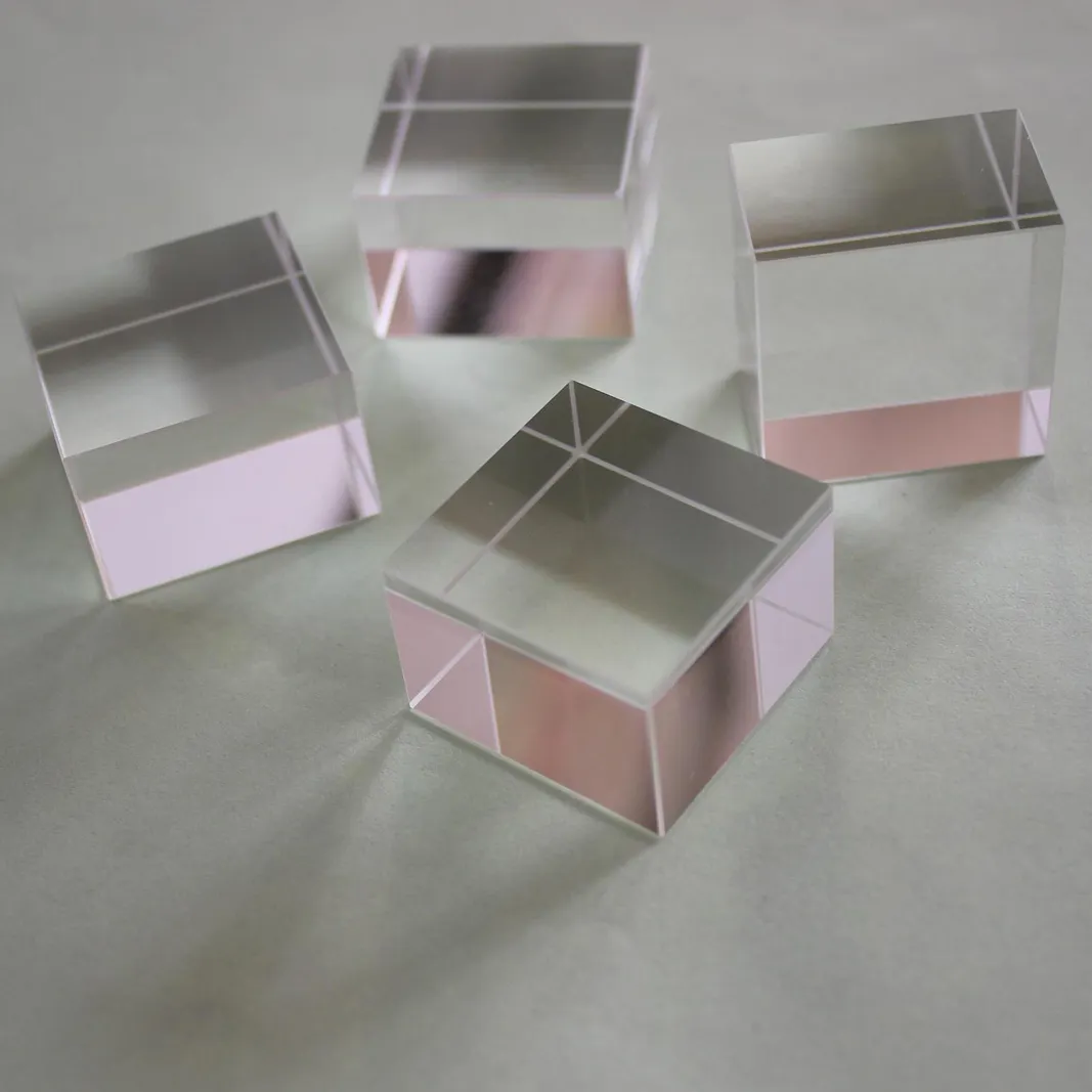 Beamsplitter cube Prism Manufacturer custom-made BK7/K9 high quality glass Prism